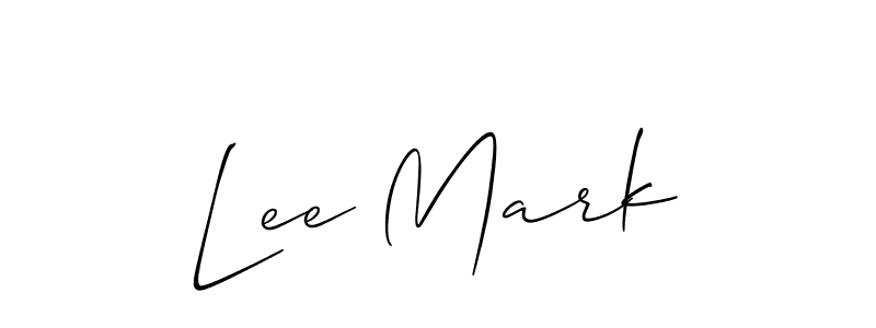 Best and Professional Signature Style for Lee Mark. Allison_Script Best Signature Style Collection. Lee Mark signature style 2 images and pictures png