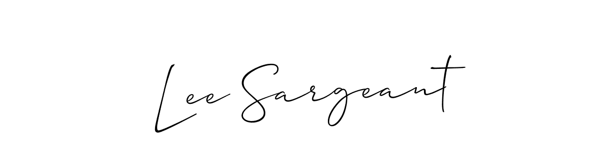Make a beautiful signature design for name Lee Sargeant. Use this online signature maker to create a handwritten signature for free. Lee Sargeant signature style 2 images and pictures png