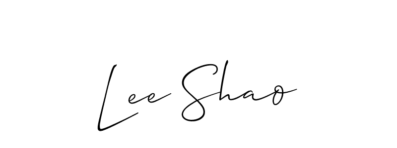 Best and Professional Signature Style for Lee Shao. Allison_Script Best Signature Style Collection. Lee Shao signature style 2 images and pictures png