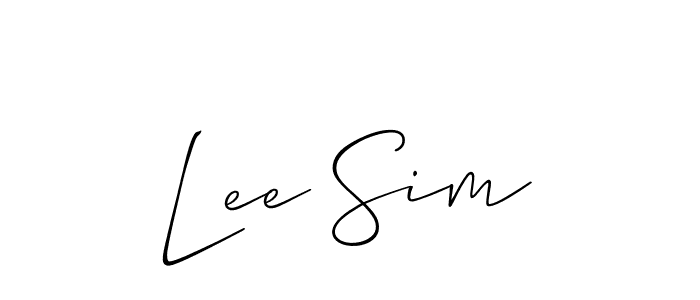 Here are the top 10 professional signature styles for the name Lee Sim. These are the best autograph styles you can use for your name. Lee Sim signature style 2 images and pictures png