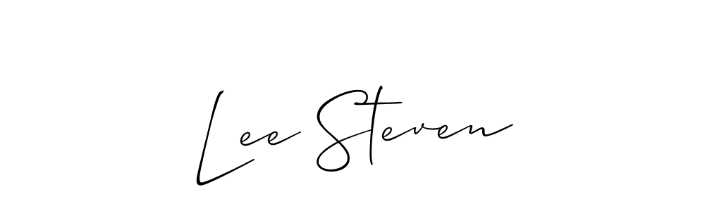 This is the best signature style for the Lee Steven name. Also you like these signature font (Allison_Script). Mix name signature. Lee Steven signature style 2 images and pictures png