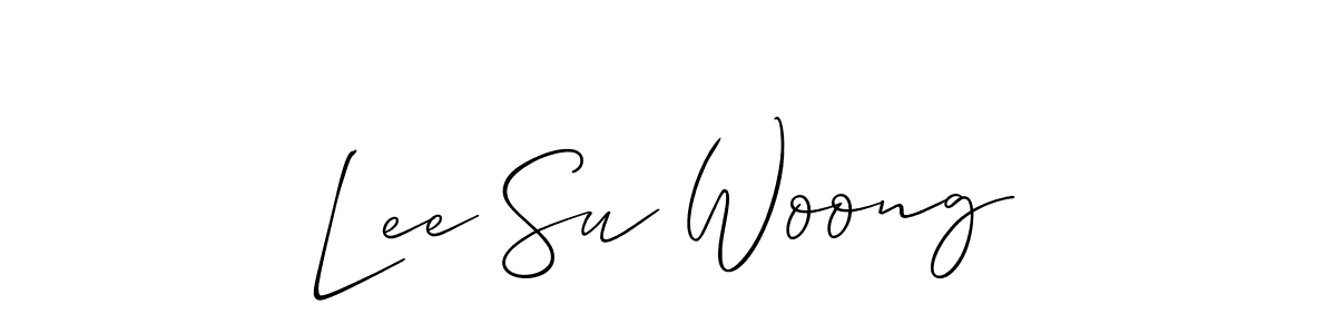 Make a beautiful signature design for name Lee Su Woong. Use this online signature maker to create a handwritten signature for free. Lee Su Woong signature style 2 images and pictures png