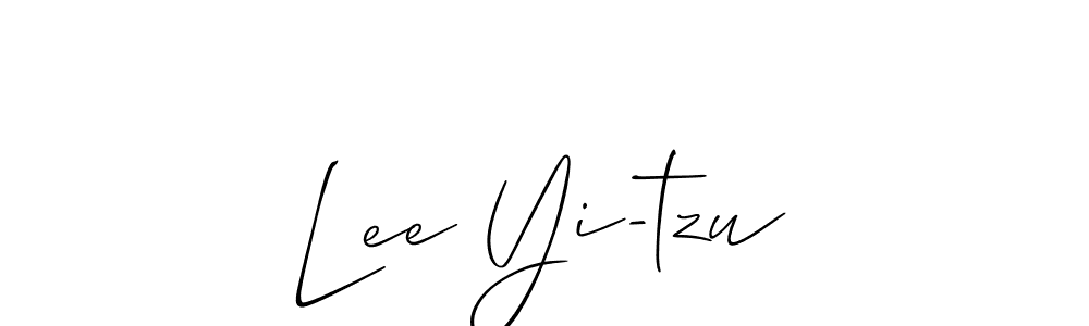 How to Draw Lee Yi-tzu signature style? Allison_Script is a latest design signature styles for name Lee Yi-tzu. Lee Yi-tzu signature style 2 images and pictures png