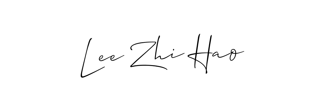 Similarly Allison_Script is the best handwritten signature design. Signature creator online .You can use it as an online autograph creator for name Lee Zhi Hao. Lee Zhi Hao signature style 2 images and pictures png