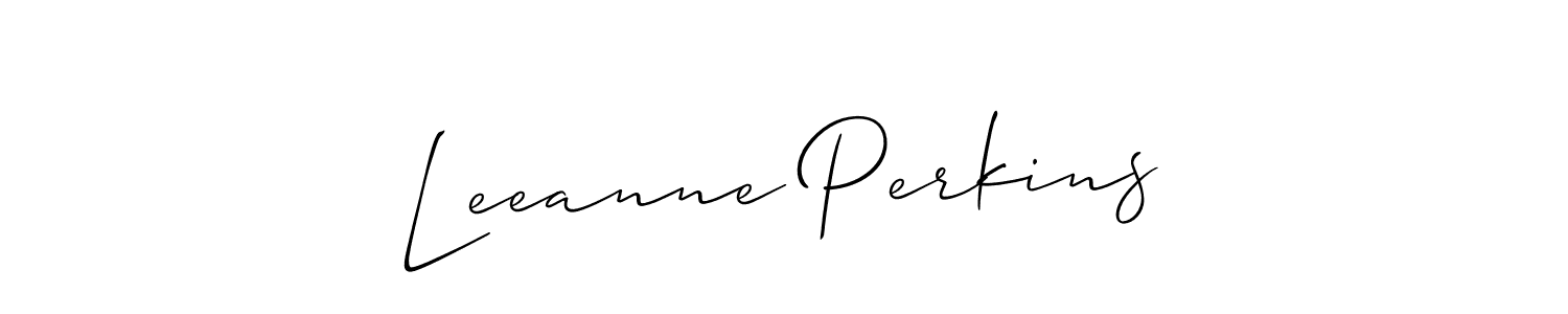 Make a short Leeanne Perkins signature style. Manage your documents anywhere anytime using Allison_Script. Create and add eSignatures, submit forms, share and send files easily. Leeanne Perkins signature style 2 images and pictures png