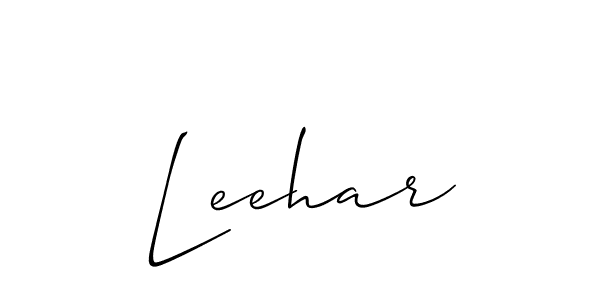 How to make Leehar name signature. Use Allison_Script style for creating short signs online. This is the latest handwritten sign. Leehar signature style 2 images and pictures png