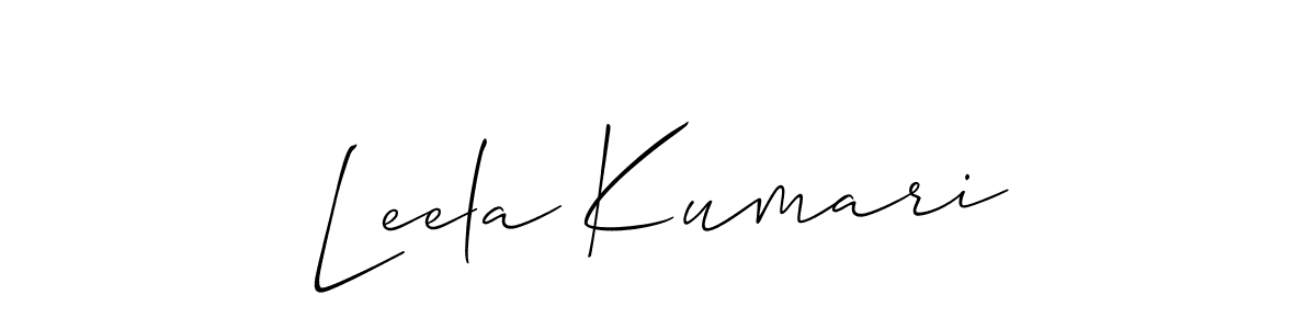 It looks lik you need a new signature style for name Leela Kumari. Design unique handwritten (Allison_Script) signature with our free signature maker in just a few clicks. Leela Kumari signature style 2 images and pictures png