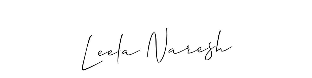 Best and Professional Signature Style for Leela Naresh. Allison_Script Best Signature Style Collection. Leela Naresh signature style 2 images and pictures png