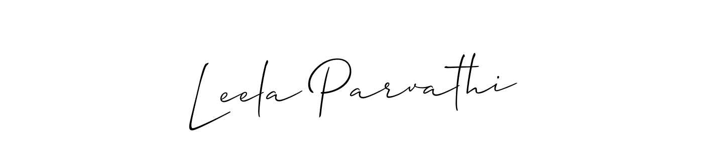 You should practise on your own different ways (Allison_Script) to write your name (Leela Parvathi) in signature. don't let someone else do it for you. Leela Parvathi signature style 2 images and pictures png
