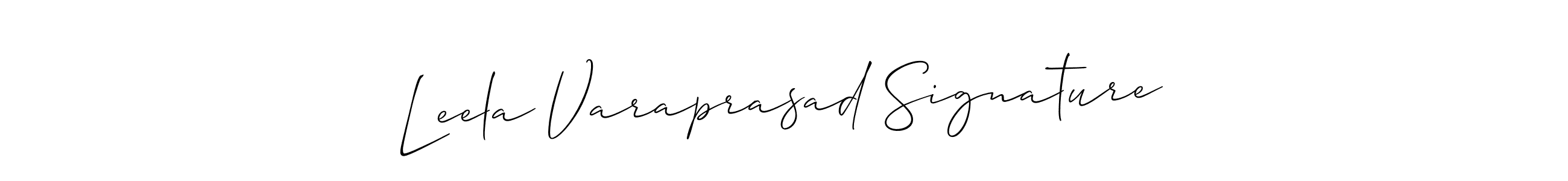 Make a beautiful signature design for name Leela Varaprasad Signature. Use this online signature maker to create a handwritten signature for free. Leela Varaprasad Signature signature style 2 images and pictures png