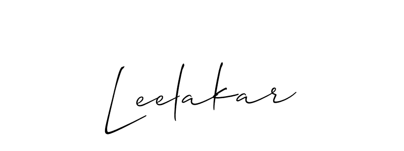 Make a beautiful signature design for name Leelakar. Use this online signature maker to create a handwritten signature for free. Leelakar signature style 2 images and pictures png