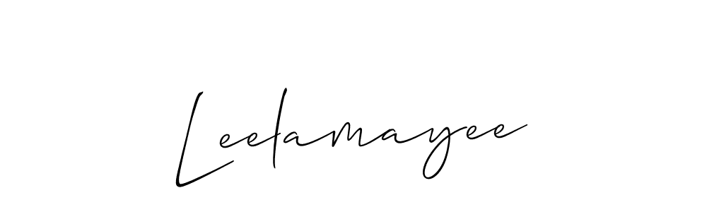 How to Draw Leelamayee signature style? Allison_Script is a latest design signature styles for name Leelamayee. Leelamayee signature style 2 images and pictures png