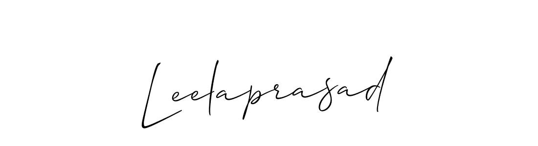 if you are searching for the best signature style for your name Leelaprasad. so please give up your signature search. here we have designed multiple signature styles  using Allison_Script. Leelaprasad signature style 2 images and pictures png