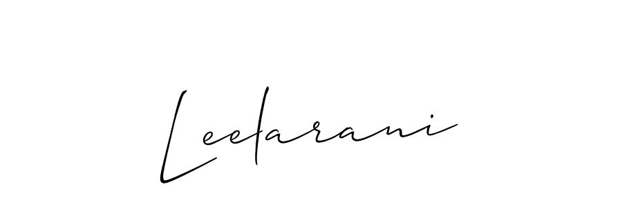 It looks lik you need a new signature style for name Leelarani. Design unique handwritten (Allison_Script) signature with our free signature maker in just a few clicks. Leelarani signature style 2 images and pictures png