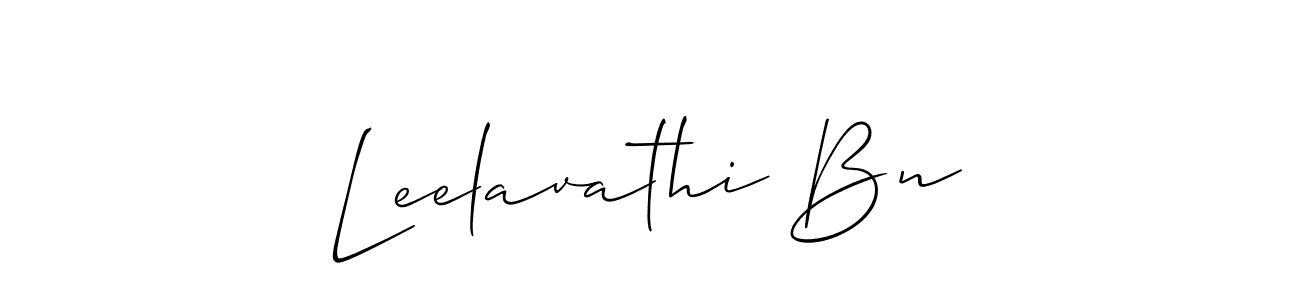 Also You can easily find your signature by using the search form. We will create Leelavathi Bn name handwritten signature images for you free of cost using Allison_Script sign style. Leelavathi Bn signature style 2 images and pictures png