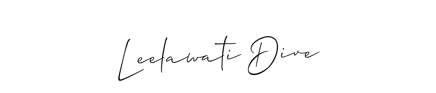 Check out images of Autograph of Leelawati Dive name. Actor Leelawati Dive Signature Style. Allison_Script is a professional sign style online. Leelawati Dive signature style 2 images and pictures png