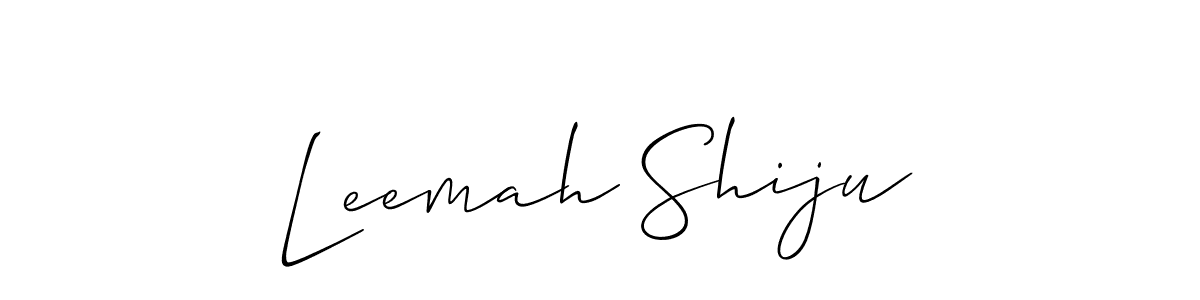 How to Draw Leemah Shiju signature style? Allison_Script is a latest design signature styles for name Leemah Shiju. Leemah Shiju signature style 2 images and pictures png