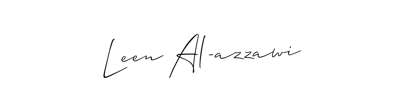 Best and Professional Signature Style for Leen Al-azzawi. Allison_Script Best Signature Style Collection. Leen Al-azzawi signature style 2 images and pictures png