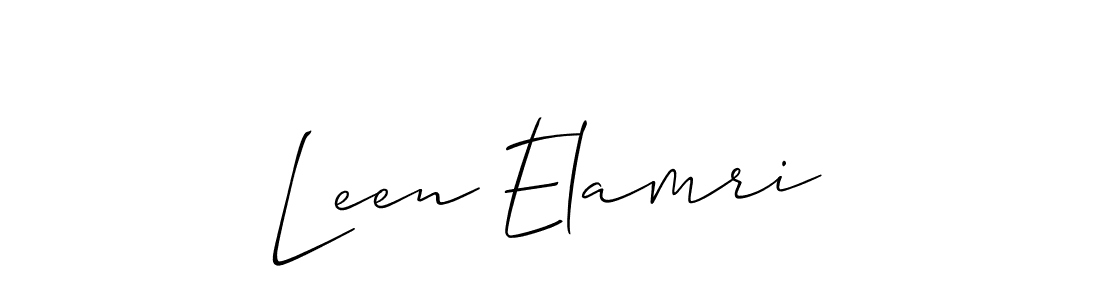 You can use this online signature creator to create a handwritten signature for the name Leen Elamri. This is the best online autograph maker. Leen Elamri signature style 2 images and pictures png