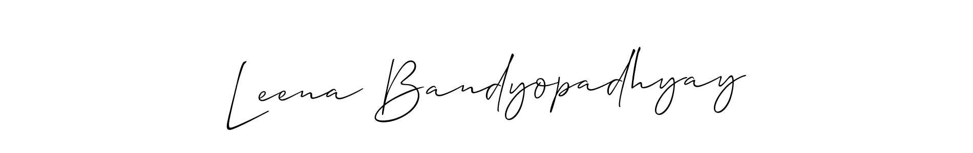 Once you've used our free online signature maker to create your best signature Allison_Script style, it's time to enjoy all of the benefits that Leena Bandyopadhyay name signing documents. Leena Bandyopadhyay signature style 2 images and pictures png