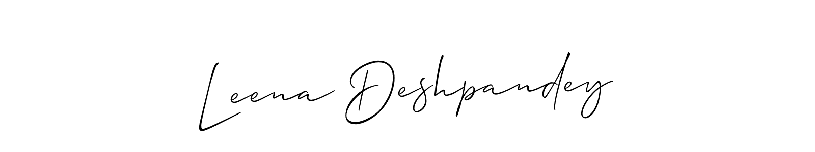 See photos of Leena Deshpandey official signature by Spectra . Check more albums & portfolios. Read reviews & check more about Allison_Script font. Leena Deshpandey signature style 2 images and pictures png