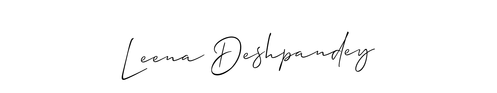 See photos of Leena Deshpandey official signature by Spectra . Check more albums & portfolios. Read reviews & check more about Allison_Script font. Leena Deshpandey signature style 2 images and pictures png