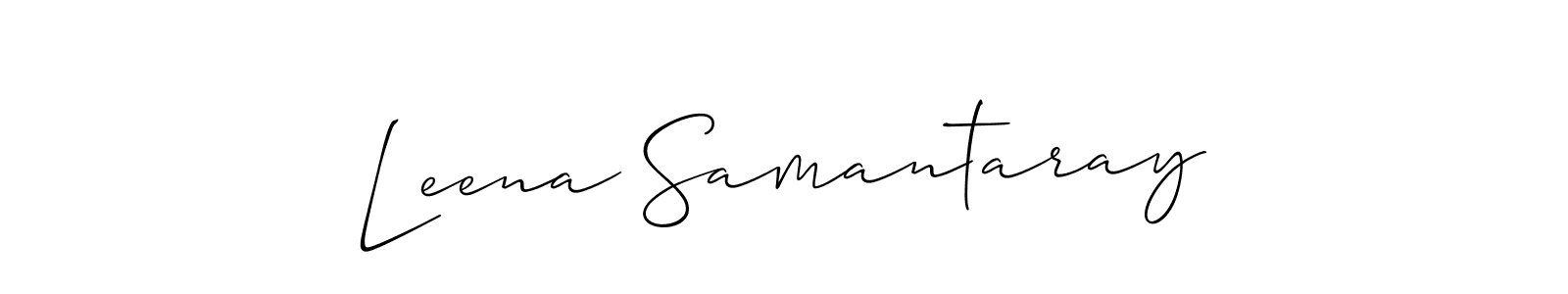 Best and Professional Signature Style for Leena Samantaray. Allison_Script Best Signature Style Collection. Leena Samantaray signature style 2 images and pictures png