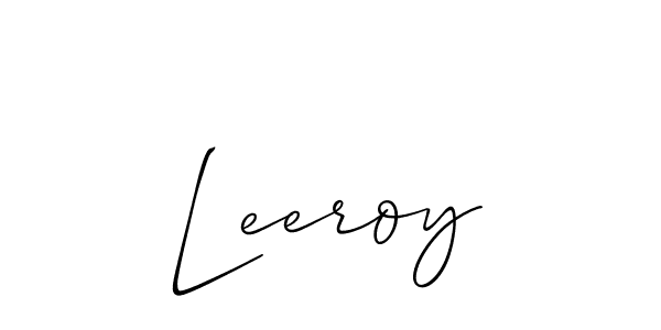 Also You can easily find your signature by using the search form. We will create Leeroy name handwritten signature images for you free of cost using Allison_Script sign style. Leeroy signature style 2 images and pictures png