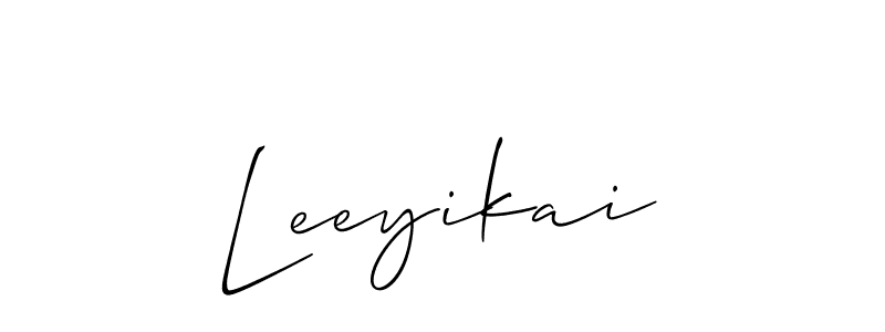 This is the best signature style for the Leeyikai name. Also you like these signature font (Allison_Script). Mix name signature. Leeyikai signature style 2 images and pictures png