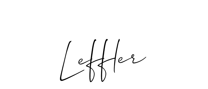 Make a beautiful signature design for name Leffler. Use this online signature maker to create a handwritten signature for free. Leffler signature style 2 images and pictures png