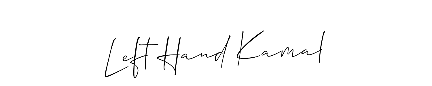 You can use this online signature creator to create a handwritten signature for the name Left Hand Kamal. This is the best online autograph maker. Left Hand Kamal signature style 2 images and pictures png