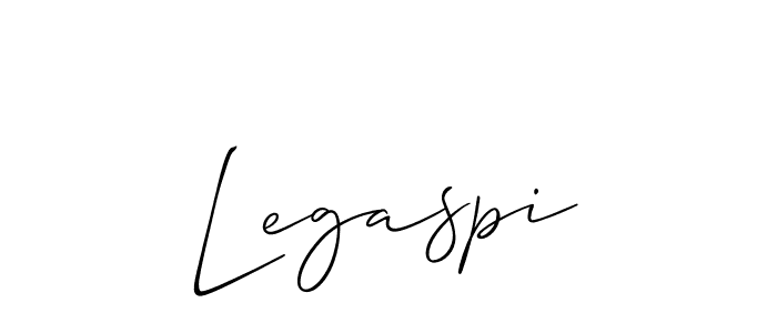 How to make Legaspi name signature. Use Allison_Script style for creating short signs online. This is the latest handwritten sign. Legaspi signature style 2 images and pictures png
