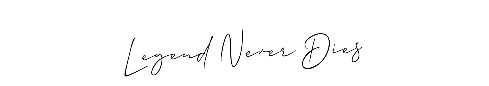 You can use this online signature creator to create a handwritten signature for the name Legend Never Dies. This is the best online autograph maker. Legend Never Dies signature style 2 images and pictures png