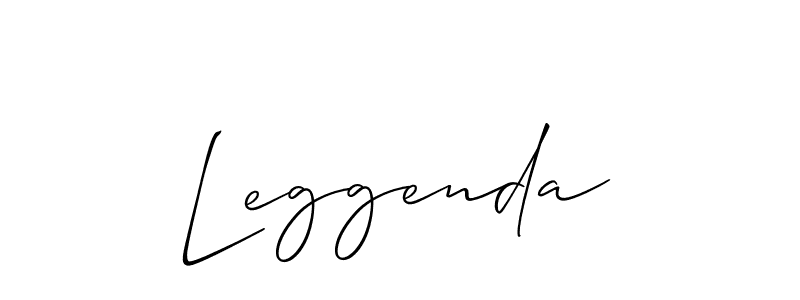 Also You can easily find your signature by using the search form. We will create Leggenda name handwritten signature images for you free of cost using Allison_Script sign style. Leggenda signature style 2 images and pictures png