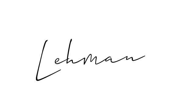 How to make Lehman name signature. Use Allison_Script style for creating short signs online. This is the latest handwritten sign. Lehman signature style 2 images and pictures png