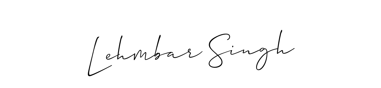 How to Draw Lehmbar Singh signature style? Allison_Script is a latest design signature styles for name Lehmbar Singh. Lehmbar Singh signature style 2 images and pictures png