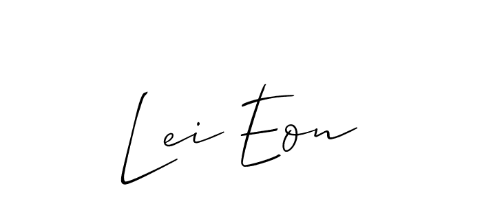 Here are the top 10 professional signature styles for the name Lei Eon. These are the best autograph styles you can use for your name. Lei Eon signature style 2 images and pictures png