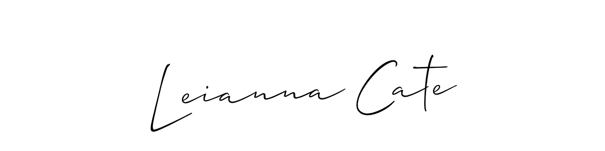 You can use this online signature creator to create a handwritten signature for the name Leianna Cate. This is the best online autograph maker. Leianna Cate signature style 2 images and pictures png