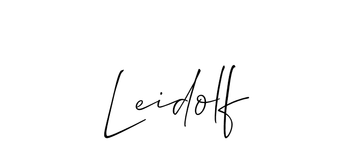 How to Draw Leidolf signature style? Allison_Script is a latest design signature styles for name Leidolf. Leidolf signature style 2 images and pictures png