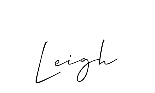 Also You can easily find your signature by using the search form. We will create Leigh name handwritten signature images for you free of cost using Allison_Script sign style. Leigh signature style 2 images and pictures png