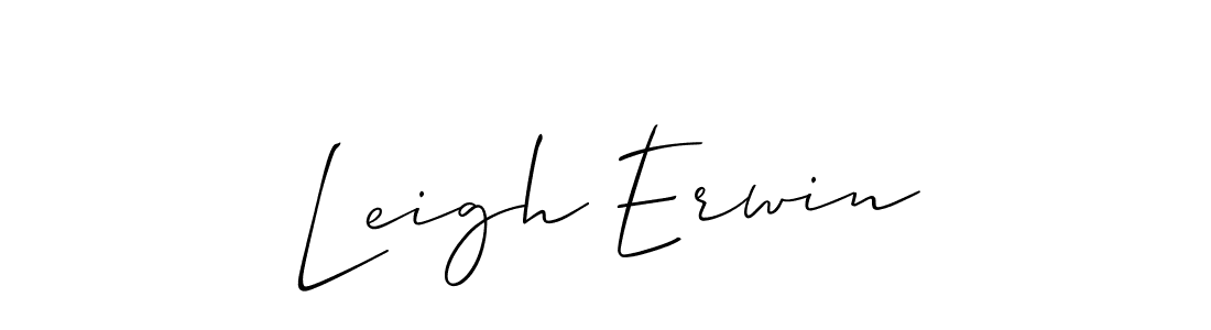 if you are searching for the best signature style for your name Leigh Erwin. so please give up your signature search. here we have designed multiple signature styles  using Allison_Script. Leigh Erwin signature style 2 images and pictures png