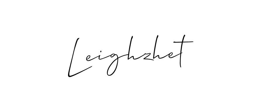 You can use this online signature creator to create a handwritten signature for the name Leighzhet. This is the best online autograph maker. Leighzhet signature style 2 images and pictures png