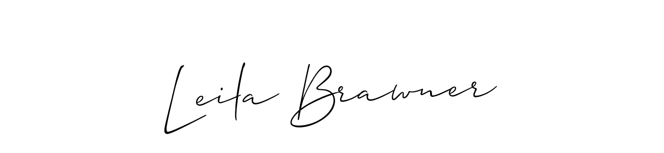 You can use this online signature creator to create a handwritten signature for the name Leila Brawner. This is the best online autograph maker. Leila Brawner signature style 2 images and pictures png