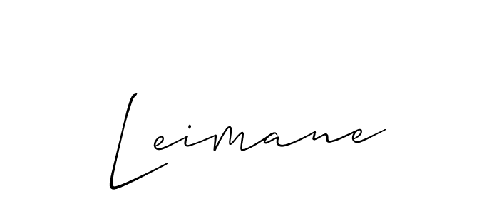 Best and Professional Signature Style for Leimane. Allison_Script Best Signature Style Collection. Leimane signature style 2 images and pictures png