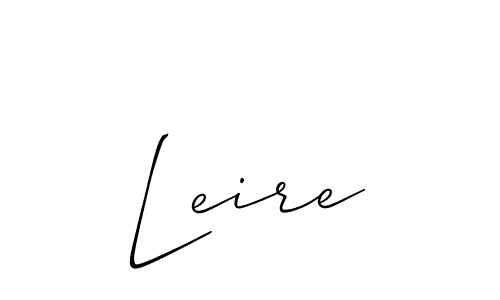 Make a beautiful signature design for name Leire. With this signature (Allison_Script) style, you can create a handwritten signature for free. Leire signature style 2 images and pictures png