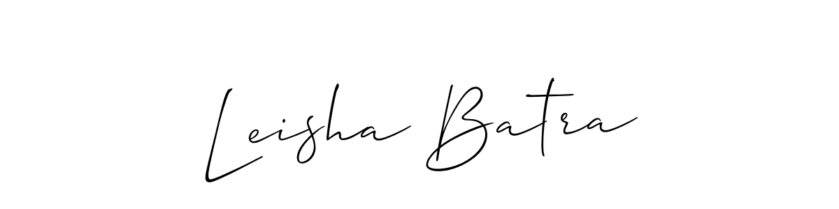 How to Draw Leisha Batra signature style? Allison_Script is a latest design signature styles for name Leisha Batra. Leisha Batra signature style 2 images and pictures png
