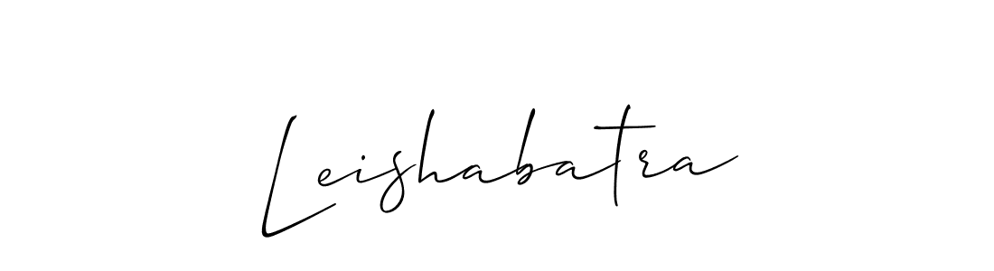 Once you've used our free online signature maker to create your best signature Allison_Script style, it's time to enjoy all of the benefits that Leishabatra name signing documents. Leishabatra signature style 2 images and pictures png