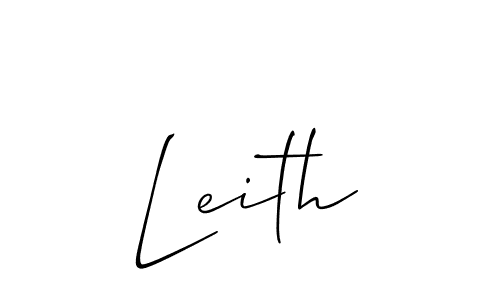 Leith stylish signature style. Best Handwritten Sign (Allison_Script) for my name. Handwritten Signature Collection Ideas for my name Leith. Leith signature style 2 images and pictures png