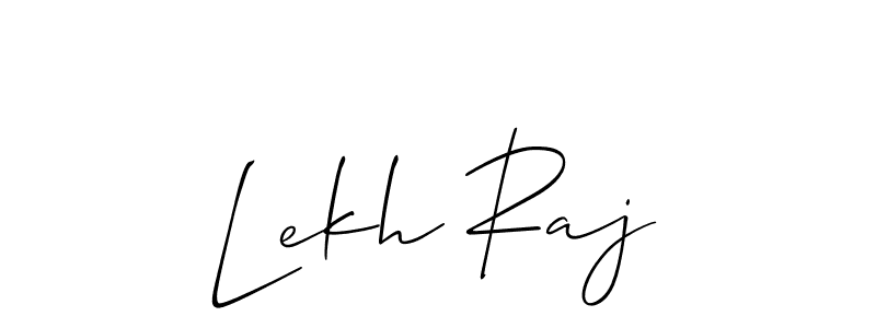 Similarly Allison_Script is the best handwritten signature design. Signature creator online .You can use it as an online autograph creator for name Lekh Raj. Lekh Raj signature style 2 images and pictures png