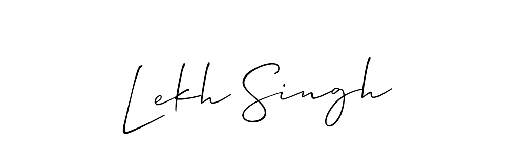 This is the best signature style for the Lekh Singh name. Also you like these signature font (Allison_Script). Mix name signature. Lekh Singh signature style 2 images and pictures png